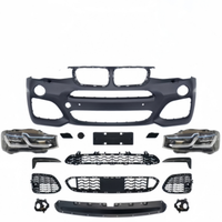 Kit carrosserie M Tech pour BMW X3 F25 2011-2017, modification et amélioration de la voiture, avec feux antibrouillard, pare-chocs avant/arrière, fixation par boulons, ajustement universel