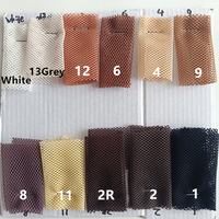 Prêt à expédier : Filet à perruque respirant en dentelle, outils pour extensions capillaires, filets à cheveux en plastique pour femmes, aiguilles à crochet