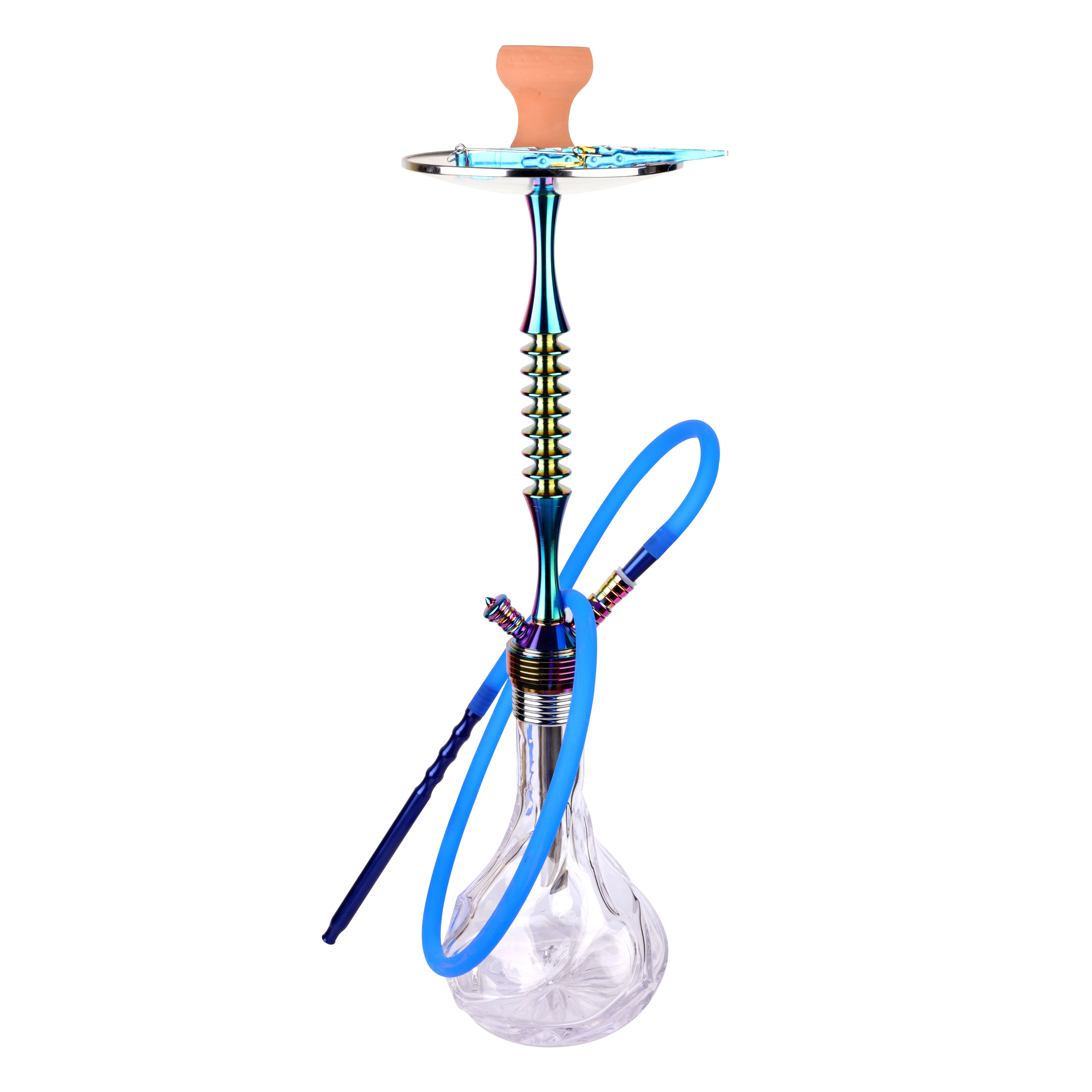 Gunter 78cm hoch Aluminium bunte Shisha Rauch rohr Großhandel Diamant Shisha Rauch Zubehör Shisha