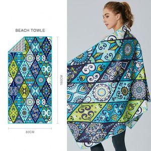 Impression raffinée personnalisée, grande serviette de plage en microfibre super absorbante sans sable, cadeaux de vacances essentiels pour l'été/ - Product Image 5