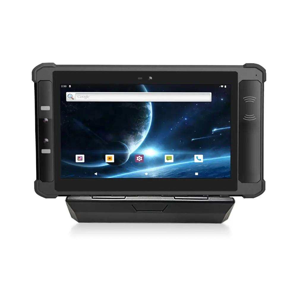 7/8/10/12 Zoll 1000 Nits Biometrischer Finger abdruck Robustes Tablet PC, i5/i7 Android Windows 10 Robustes Fahrzeug tablett