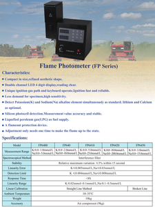 FSP6650 เครื่องวัดแสงดิจิตอลสำหรับ K Na Li Ca Ba - Product Image 4