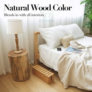 Caja de gestión de cables y organizador electrónico de cables Ocultar cables y tiras de alimentación Caja de Bambú - Product Image 5