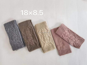Gants d'hiver élégants en <span class=keywords><strong>cachemire</strong></span> pour femme - Mitaines tricotées chaudes à doigts complets pour le cyclisme, design multifonctionnel - Product Image 5