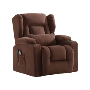 Sillones Reclinables Eléctricos para Personas Mayores con Masaje y Calefacción, Sofá Reclinable con Posición Eléctrica Infinita, Almohada Lumbar y Reposabrazos - Product Image 1