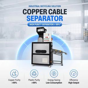 Granuladora de Cable Industrial Trifásica de 400 kg/h, Máquina de Reciclaje de Cable de Desecho, Certificación CE, Directo de Fábrica OEM - Product Image 4