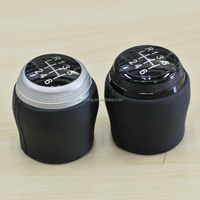 Meilleures ventes - Levier de vitesses manuel 6 vitesses en plastique noir/argent, compatible avec Renault Clio Mk5 Dacia Duster Mk1 Mk3