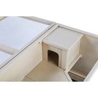 Hochwertiger Luxus-Käfig für Meerschweinchen und Kaninchen mit Anpassbarem Logo, Holz-Hamsterkäfig im Box-Design
