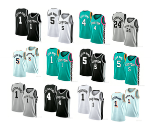 Maillot de basket personnalisé pour toutes les équipes, respirant, imprimé par transfert thermique, nom brodé, numéro cousu, taille plus - Product Image 1