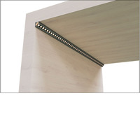 Profilé LED mince pour armoire, mini éclairage d'angle, profilés en aluminium pour éclairage LED