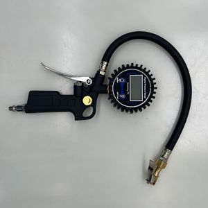 Digital Tire Pressure Gun <b>Car</b> Tire <b>Inflation</b> Gun LED LCD Night Light Display Electronic Digital Tire Pressure Gauge - Product Image 4