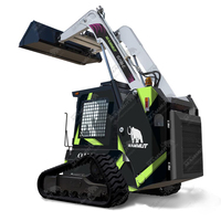 Chine mammut usine nouvelle conception Skid Steer moteur diesel Dingo vt1000 Mini Skid Steer chargeur niveleuse accessoire prix bon marché