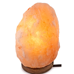 Lampe de sel de l'Himalaya authentique en pierre naturelle 10-12kg, extra grande, décoration bien-être pour studio de yoga, certifiée HACCP, avec câble - Product Image 6
