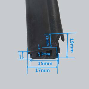 EPDM/PVC TPE TPV Alliage d'aluminium Fenêtre de porte Vitrage <span class=keywords><strong>Caoutchouc</strong></span> Bande de protection Bordure de verre Joint d'étanchéité en forme de coin Joint d'extrusion - Product Image 5