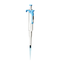 Pipette mécanique légère de 75 g, nouvelle conception, monocanal, volume réglable, entièrement autoclavable