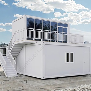 Nhà <span class=keywords><strong>container</strong></span> thép chất lượng cao 20ft 40ft, khung lắp ghép tháo rời, có bếp, phòng ngủ, phòng khách di động, thiết kế hiện đại, kiểu dáng trung tâm thương mại - Product Image 4