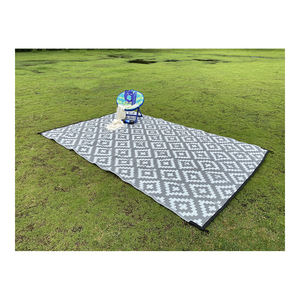 Dệt Pp Chất Liệu Rơm Cắm Trại Thảm Ngủ Dã Ngoại Bãi Biển Gấp Thảm RV Mat - Product Image 3