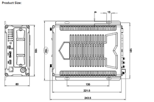 High Quality OEM <strong>12</strong> <strong>Channel</strong> 1080P H.265 Digital Video <strong>Recorder</strong> (DVR) with GPS for Trucks Cars Supports CMSV6 System 4TB - Product Image 2