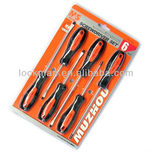 Lớn xử lý tuốc nơ vít Bộ Tuốc nơ vít bộ bề mặt đánh bóng 9pcs vít trình điều khiển thiết lập - Product Image 4