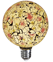 Ampoule Globe LED Mosaïque G125 G95, lampe E27 décorative pour la maison, le café, le bar et l'éclairage des festivals