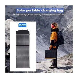 Générateur <span class=keywords><strong>solaire</strong></span> portable SZ 150W, <span class=keywords><strong>panneau</strong></span> <span class=keywords><strong>solaire</strong></span> pliable à 3 volets, efficacité 21%, <span class=keywords><strong>kit</strong></span> de chargeur <span class=keywords><strong>solaire</strong></span> pliable 18V, téléphones, ordinateurs portables, camping, urgence - Product Image 1