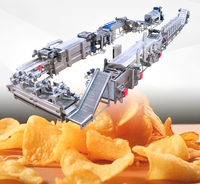 High-end volautomatische industriële lijn voor de verwerking van diepvries gemberfrietjes, 7200 kg/u, multifunctioneel voor fruit en groenten