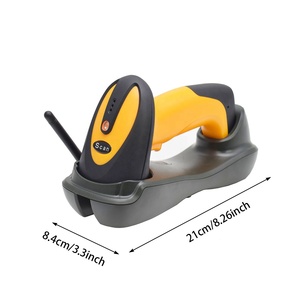 2.4G Trạm Sạc không dây máy quét mã vạch Laser máy quét mã vạch cầm tay để kiểm tra giá - Product Image 2