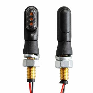 Clignotant LED homologué E Mark E8, étanche IP65, boulon M8, 12V 1W, clignotant universel pour <span class=keywords><strong>moto</strong></span> - Product Image 1
