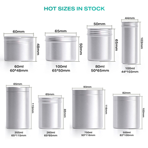 Kim Loại Thiếc Container Nhôm Jar Với Kín Vít Nắp Cấp Thực Phẩm Bao Bì Biểu Tượng Tùy Chỉnh Nhôm Lon 750Ml - Product Image 3