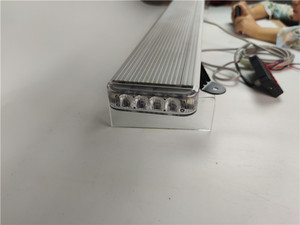 48Inch <span class=keywords><strong>LED</strong></span> Strobe Cảnh Báo Sống Động Thanh Ánh Sáng Nhôm Vỏ Hổ Phách Màu Trắng Cop Đèn Cho Trường Hợp Khẩn Cấp Xe TBD22926-22a - Product Image 3