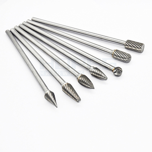 Fraise rotative en carbure de tungstène de 100 mm avec denture simple, tige de 6 mm, outils de débavurage et de meulage - Product Image 5