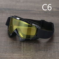 Vente en gros de lunettes de moto unisexes OEM personnalisées-Dirt Bike Motocross Ski coupe-vent protection UV jante complète plastique