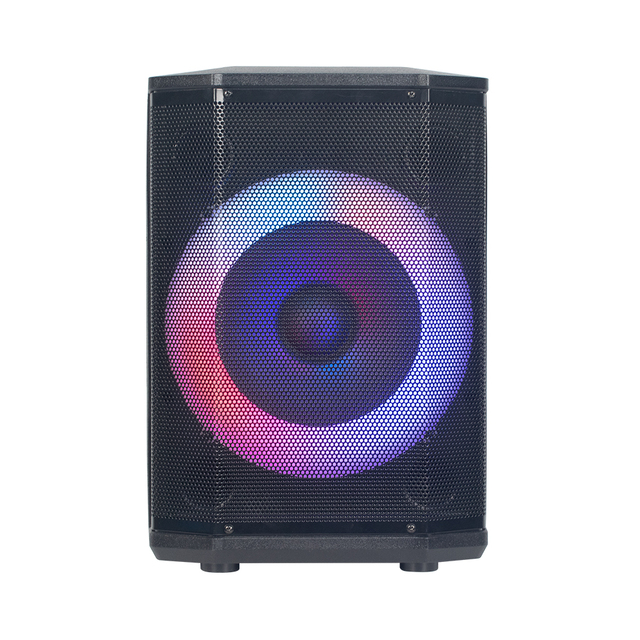 8 Inch Portable RGB LED Wireless Outdoor Party Boombox Speaker with 40W Loud Handle Design
