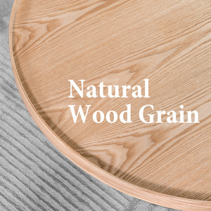 Hiện đại Scandinavian gỗ vòng bàn trà phòng khách Thông tư Bàn cà phê thiết lập - Product Image 6