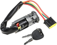 Interrupteur d'allumage avec clé en plastique 6601551102 7702296589 7701471220 6001546809 pour RENAULT LOGAN DACIA SANDERO Duster