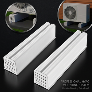 HVAC Ground Mount Condenser Shockproof Base Universal Outdoor PVC Unit <strong>Brackets</strong> Stand Mini Split <strong>Air</strong> <strong>Conditioner</strong> Floor Support - Product Image 2