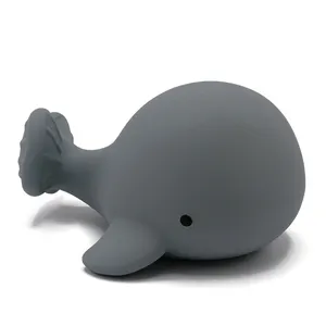 Hot Selling Eco-friendly Organic Christmas Gifts Baby Whale Toy Rattles And Sensory Teeth Baby Tooth Baby Toys