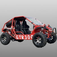 Buggy tout-terrain 200 cm³ à essence avec moteur 4 temps refroidi par eau, transmission par arbre et frein à disque, kart à pédales pour adulte