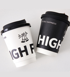 Custom logo Biodegradable 12oz 16oz 20oz Double-wall Paper <b>Cups</b> for Hot Coffee Kraft Paper <b>Cups</b> with Lids - Product Image 4