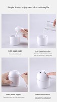 Mini humidificateur diffuseur d'air ultrasonique 7 couleurs lumière Usb humidificateur d'air pour la maison hôtel voiture bureau
