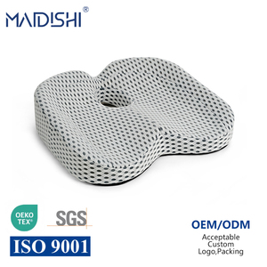 MAIDISHI WJ-287 Triangle Woven Memory Foam Orthopedic Ergonomic <strong>Seat</strong> Cushion <strong>Pillow</strong> for Car Bedroom Use Tailbone Pain Relief - Product Image 1