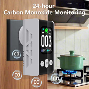 <span class=keywords><strong>Détecteur</strong></span> de monoxyde de carbone enfichable à double usage avec batterie Capteur de température et d'humidité Alarmes sonores Home RV Travel Portable Use - Product Image 4