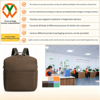 Sac à dos à langer portable grande capacité léger avec fermeture éclair multifonctionnel imperméable pour papa et maman en voyage