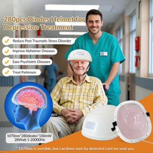 Casco Estimulador Cerebral Neuro, Dispositivo de Fotobiomodulación Infrarroja de 1070nm y 280 Diodos para Deportistas, Alzheimer y <span class=keywords><strong>Parkinson</strong></span> - Product Image 1
