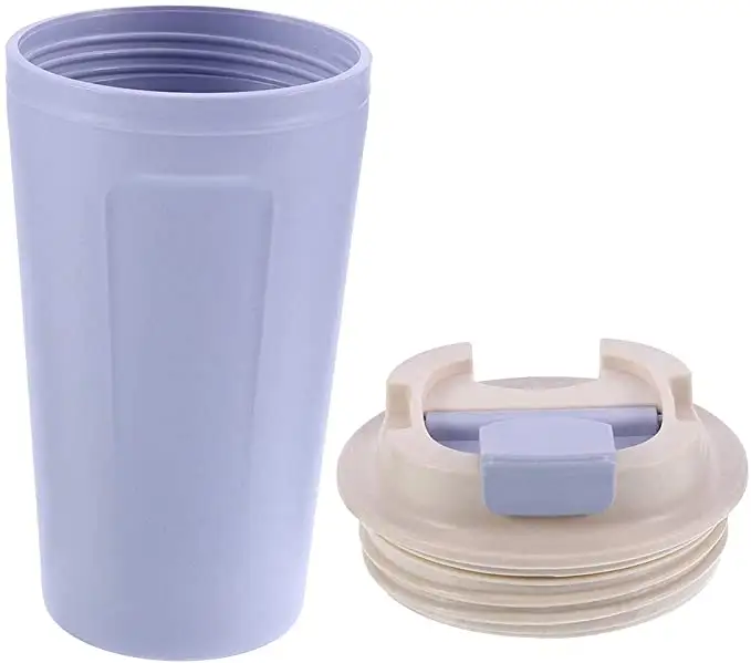 Factory direct wholesale eco-friendly recycle reusable brand new coffee cup travel bamboo fiber water mug with lid
