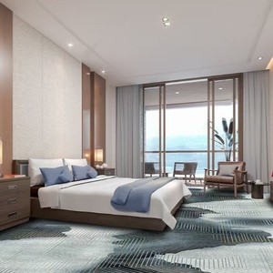 เตียงขนาดควีนไซส์แบบคู่เตียงขนาดควีนไซส์ของโรงแรมทันสมัย - Product Image 6