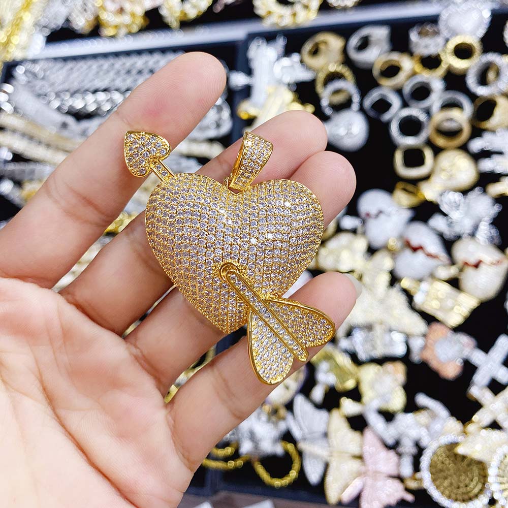 【THE M JEWELERS】THE ICED OUT HEART TENNISネックレス The Iced Out Heart Tennis Necklace | The M Jewelers