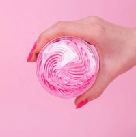 Savon Fouetté Arc-en-Ciel Coloré Personnalisé avec Bague, Base au Beurre de Karité Bio Hydratant Naturel, sous Marque Privée