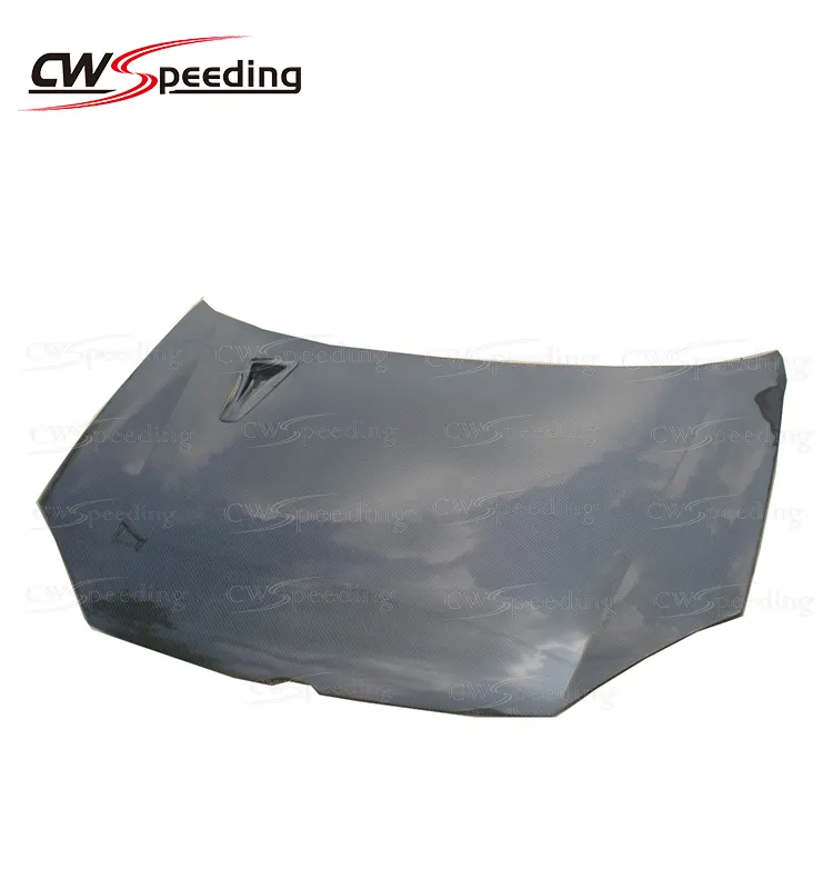 CARBON FIBER HOOD WITH HOLE FOR 2005-2007 VW GOLF 5