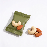 Sachet d'emballage personnalisé pour snacks avec fermeture à déchirure, thermoscellable, pour aliments soufflés, chips et bonbons